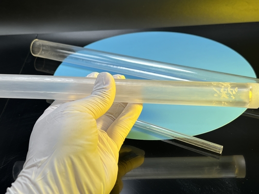 Tubos resistentes à corrosão Sapphire Glass Pipe transparente da proteção do par termoelétrico