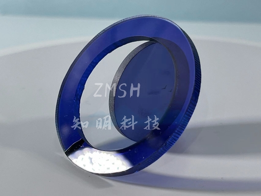 Peça Sapphire Crystal Ruby Al azul sintética 2O3 único Crystal For Wristwatch Glass Case do laser