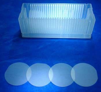 C redondo - diâmetro 100mm da bolacha da safira da linha central para o diodo emissor de luz e a lente ótica