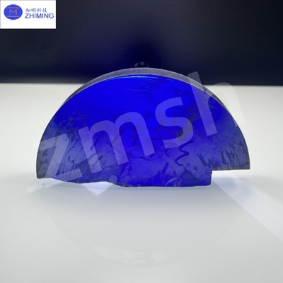Pedras preciosas de cor artificial Moissanite SIC Matérias-Primas Bruta Azul Real Menos Bolhas Alto Brilho
