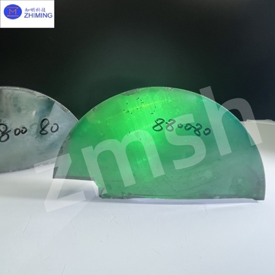 Pedras preciosas sintéticas Cristal de moissanita de cor safira verde vivo SIC matérias-primas Joias personalizadas