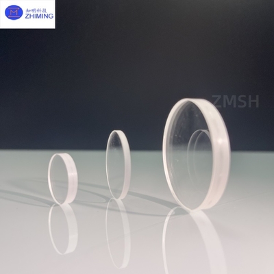 Janela circular de safira Vidro de safira 90% Transmitância para janela de laser