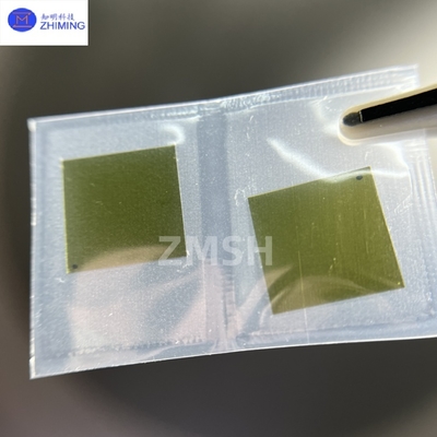 Substrato SiC Tipo 4H-N Wafer de 10x10mm para Eletrônica de Potência
