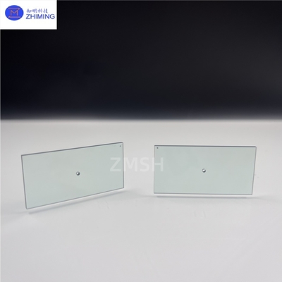 Janela óptica quadrada personalizada Moissanite verde SiC Cristal Alta dureza
