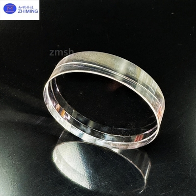 Janela óptica de safira personalizável 99,99% Al2O3 Alta transparência para janela a laser