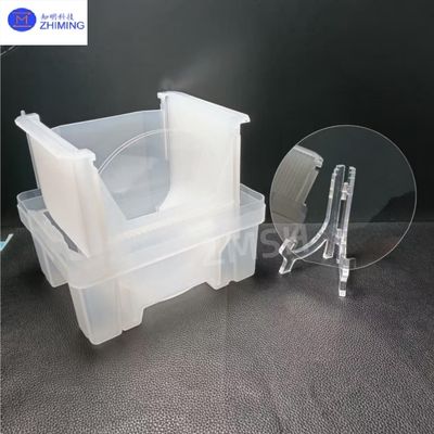 Substrato de quartzo wafer JGS2 de 6 polegadas DSP 1mmt Sílica fundida para janela de alto desempenho